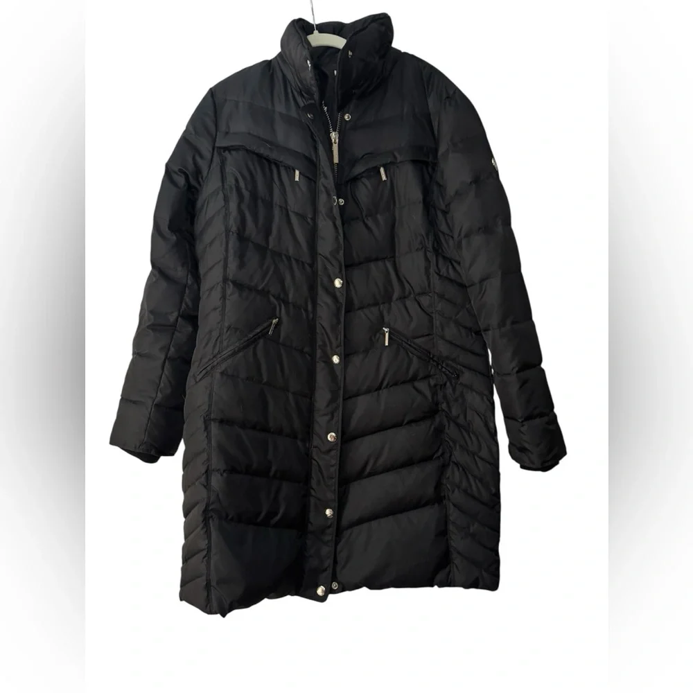 Michael Kors Black Puffer Down Jacket Size L